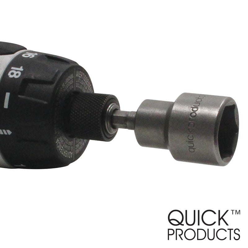 Quick Products QPLSJS Deluxe Quick-Connect Heavy-Duty Scissor Jack Leveling Socket for Power Drill - Each - Image 2
